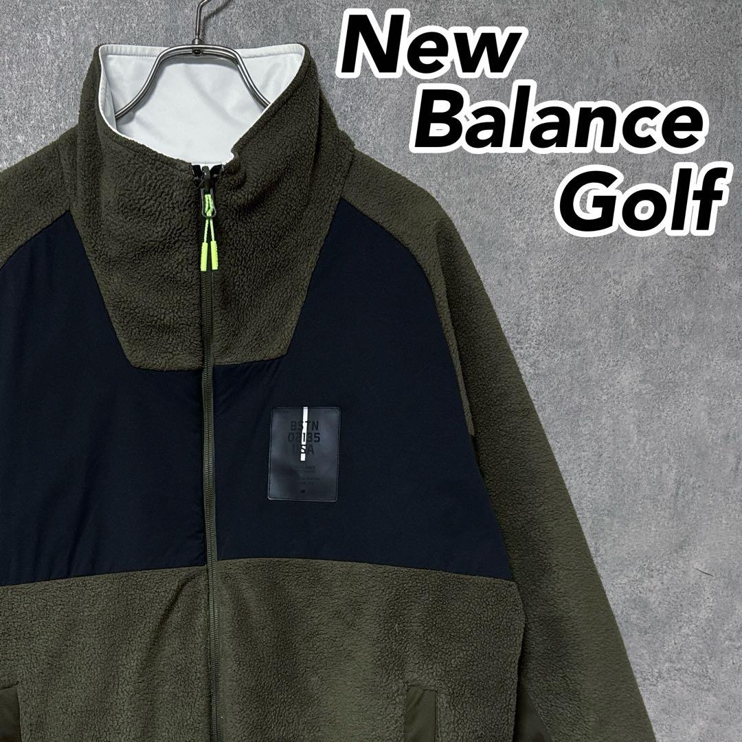 New Balance Golf ニューバランス リバーシブル 中綿 ジャケット New Balance Golf（ニューバランスゴルフ） 2WAY中綿ジャケット カーキ
