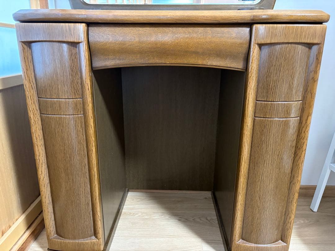 大塚家具 木製ドレッサー 鏡台 椅子なし - メルカリ