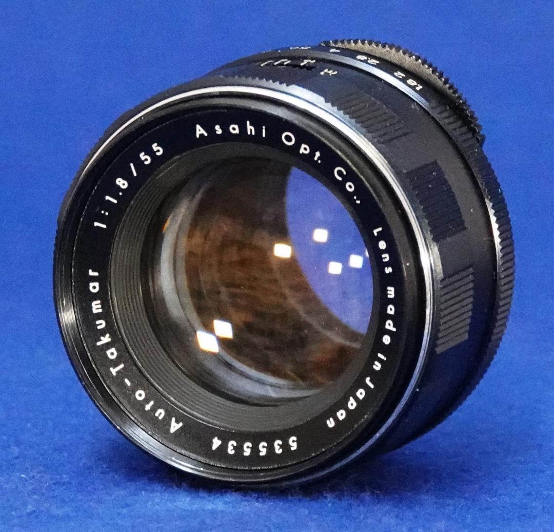 535534　絶品！美虹色フレア　後期型Auto-Takumar　F1.8/55