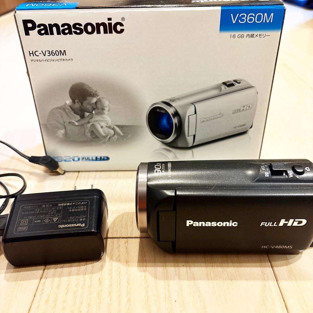 パナソニック HC-V360M フルHD ビデオカメラ - メルカリ