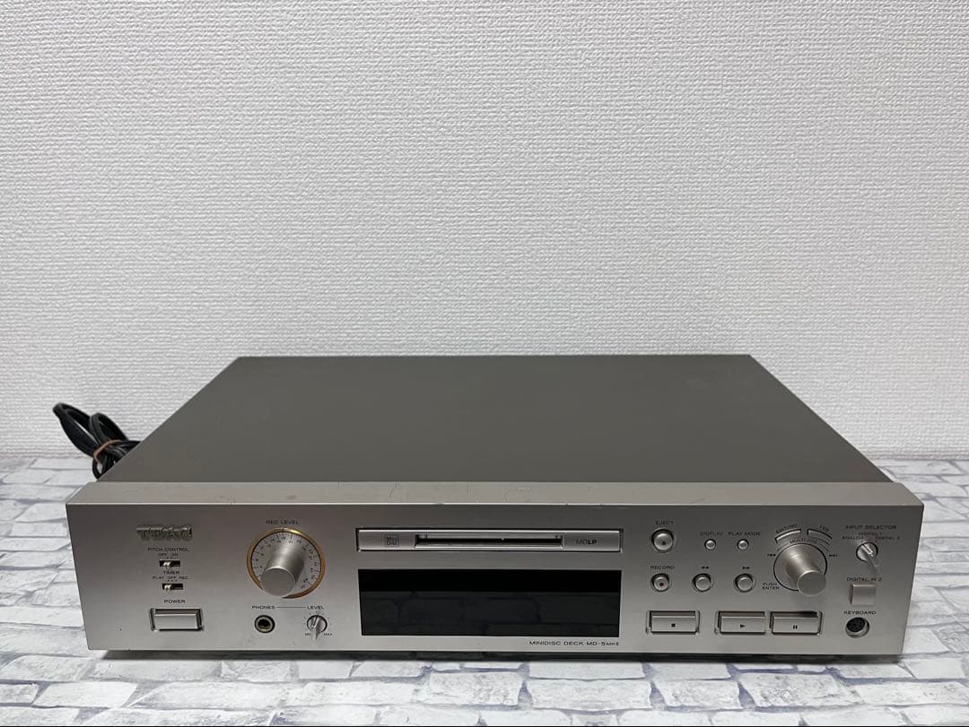 ②稼働品　TEAC MDレコーダー　MD-5MKⅡ TEAC MD-5mkII [MiniDisc Wiki]