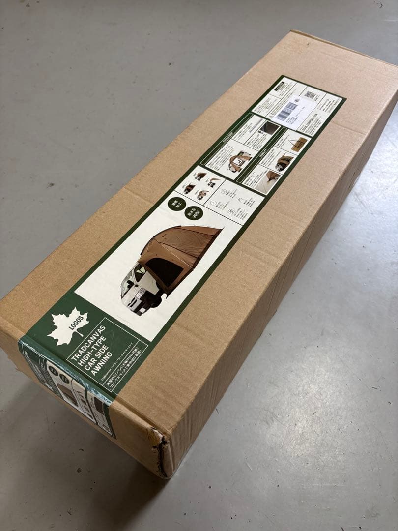 ロゴス　ハイタイプカーサイドオーニング ロゴス Tradcanvas ハイタイプカーサイドオーニング 大型系のミニバン