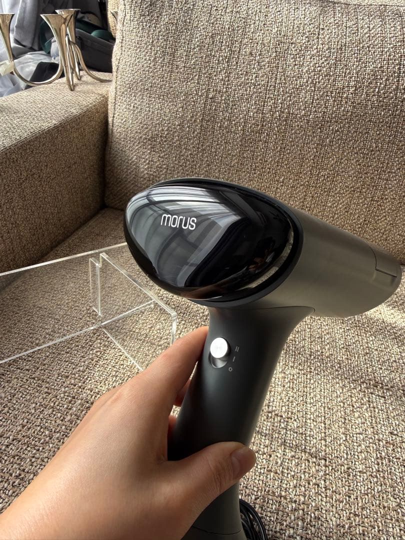 美品】Morus V6 真空吸着式衣類スチーマー グレー - メルカリ