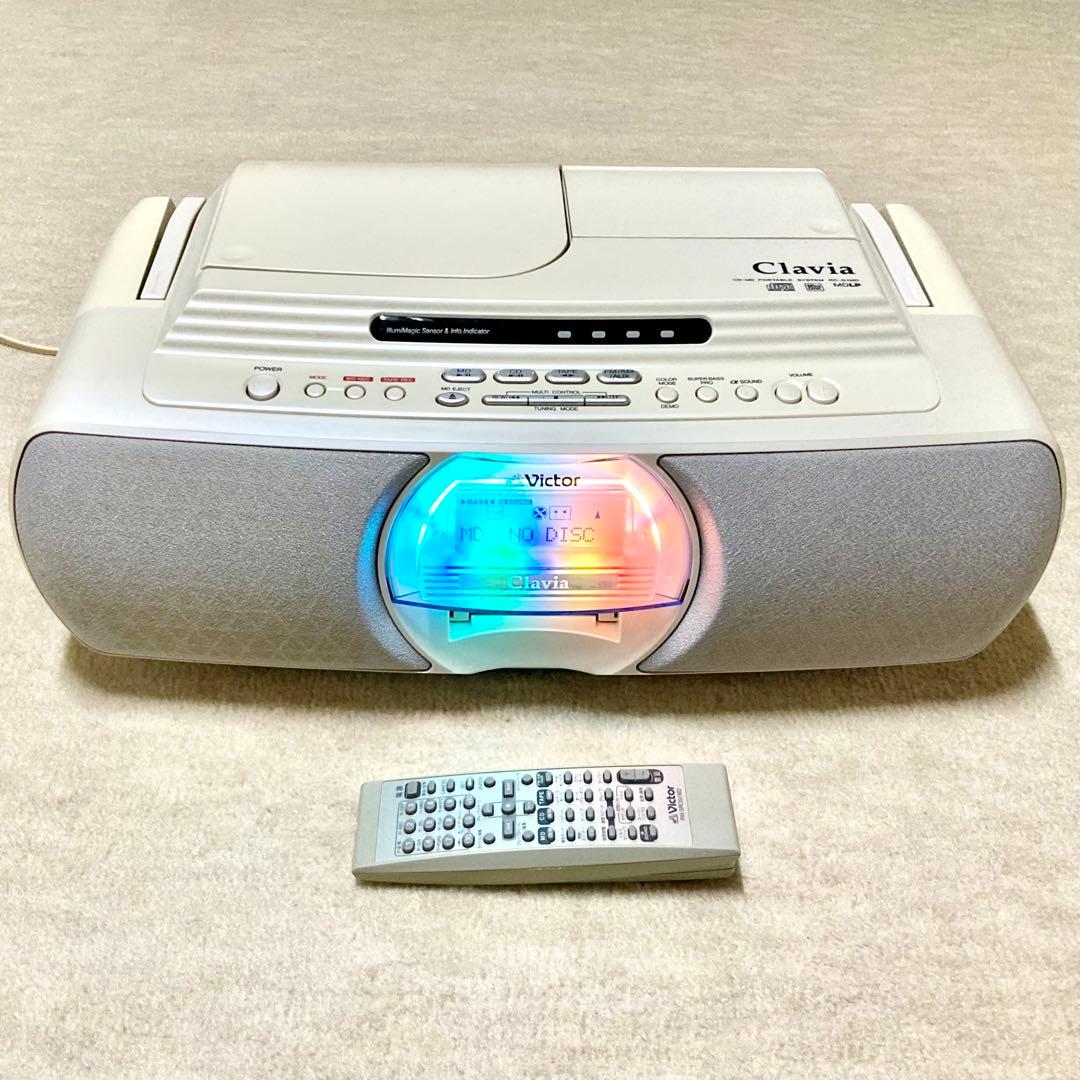 Victorビクター CD/MDラジカセ Claviaクラビア RC-G1MD - メルカリ
