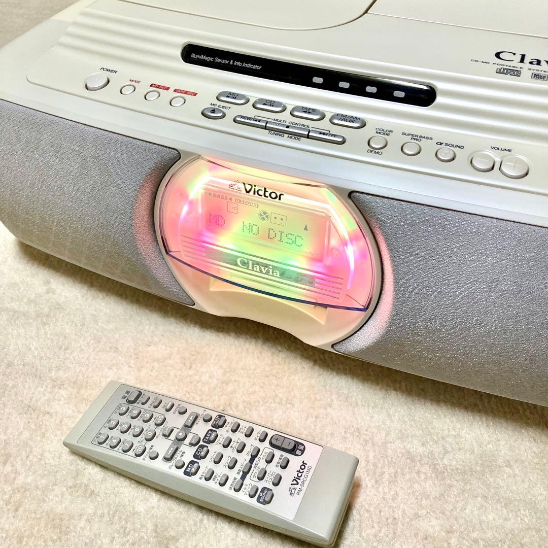 Victorビクター CD/MDラジカセ Claviaクラビア RC-G1MD - メルカリ