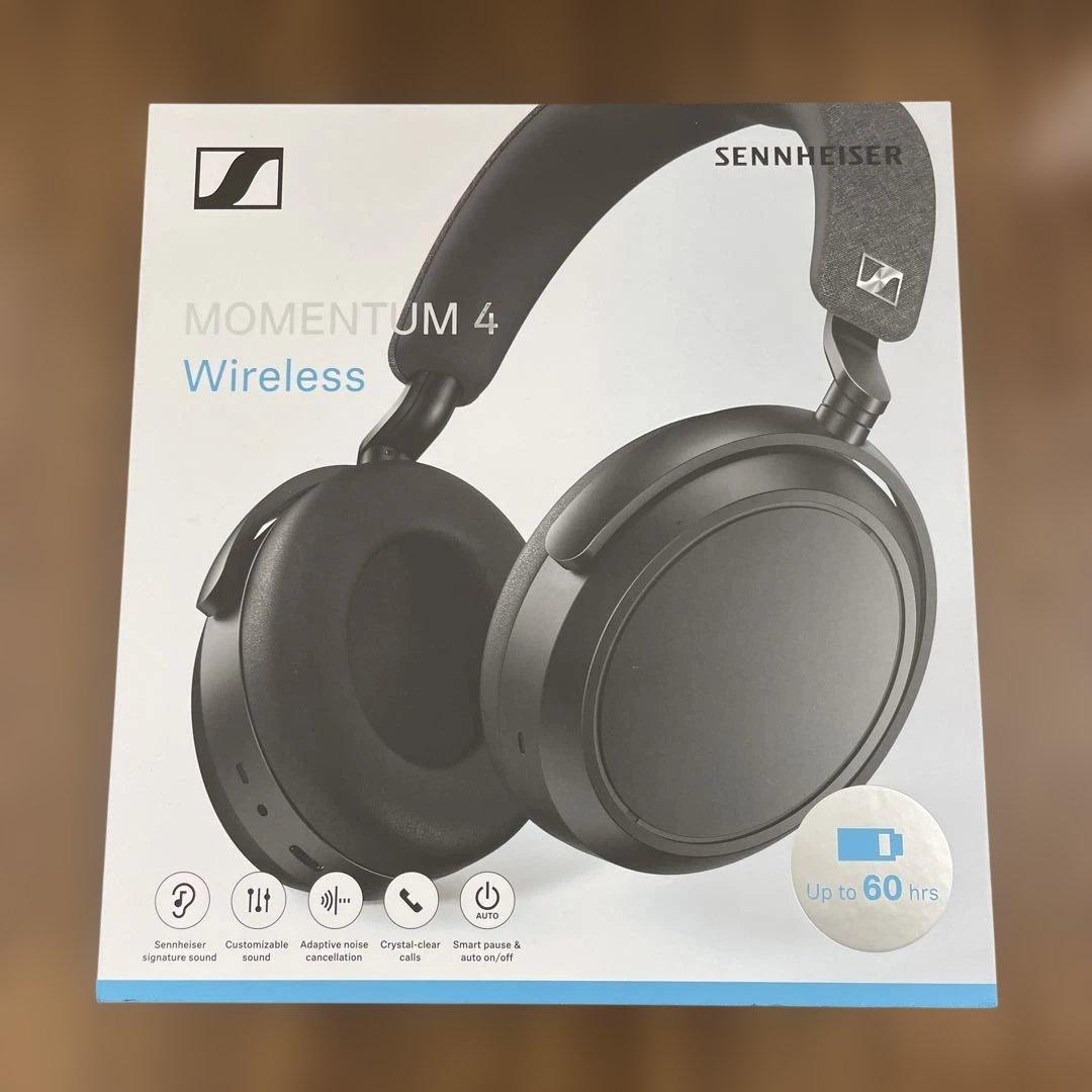 10323 未開封SENNHEISER MOMENTUM 4 Wireless黒 Sennheiser Momentum 4 Wireless Headphones - Black | Sweetwater