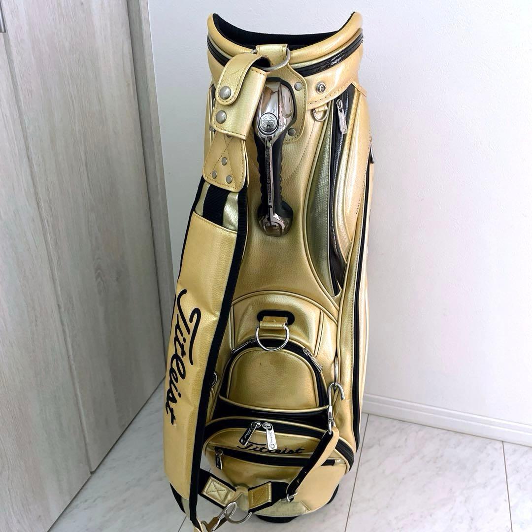 希少 正規品 良品 タイトリスト メダリオン 3点式 キャディバッグ