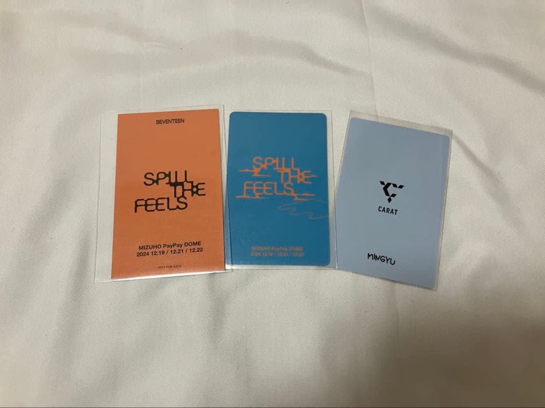 ミンギュ SPILL THE FEELS 会場限定 福岡 2枚セット - メルカリ