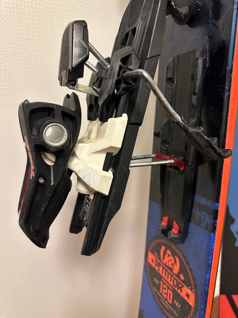 バックカントリー スキー板 K2 120mm幅・ツアービンディング・シール付