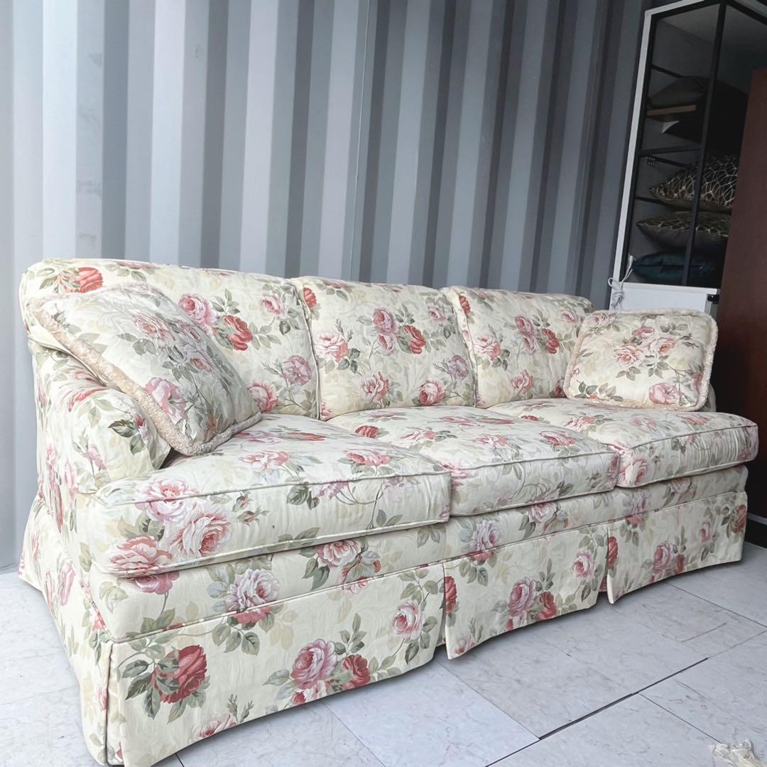 取付無料！イーセンアーレン アメリカ 姫系花柄ファブリックエレガント