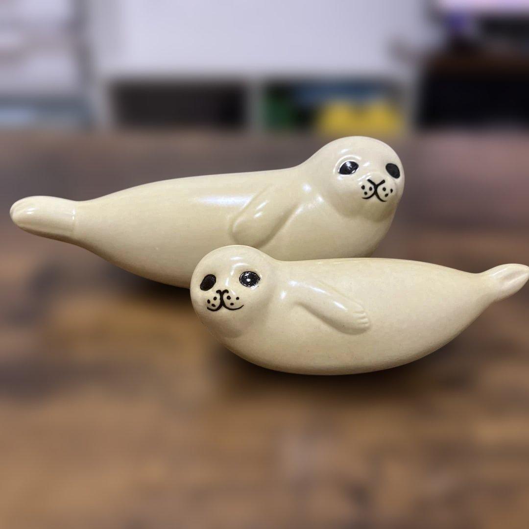リサラーソン　アザラシ　SMセット 楽天市場】Lisa Larson SKANSEN SEAL アザラシ L | リサラーソン リサ