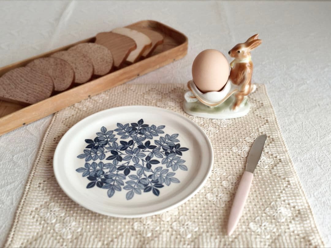 * pottery rabbit ୨୧ * お手伝い上手な ステキなうさぎさん