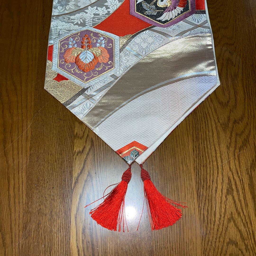 テーブルランナー「吉祥古典」帯リメイク - メルカリ