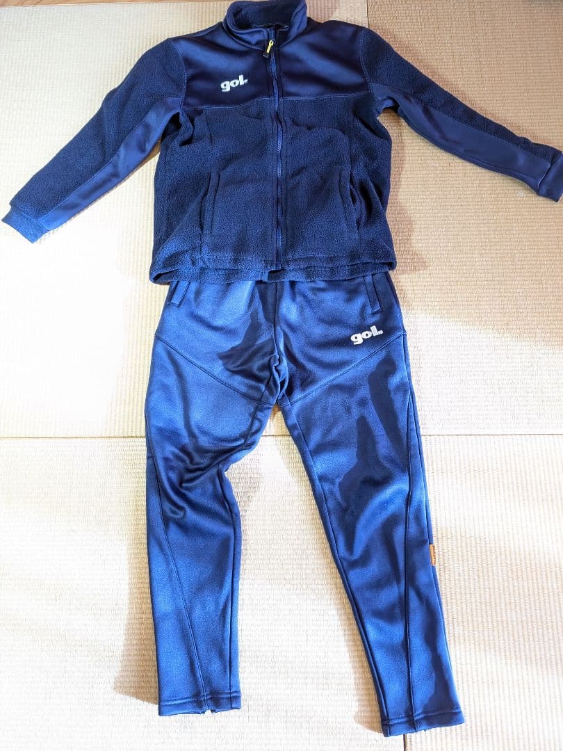 ゴル/gol. ジャージ 上下セット ネイビー140cm - メルカリ