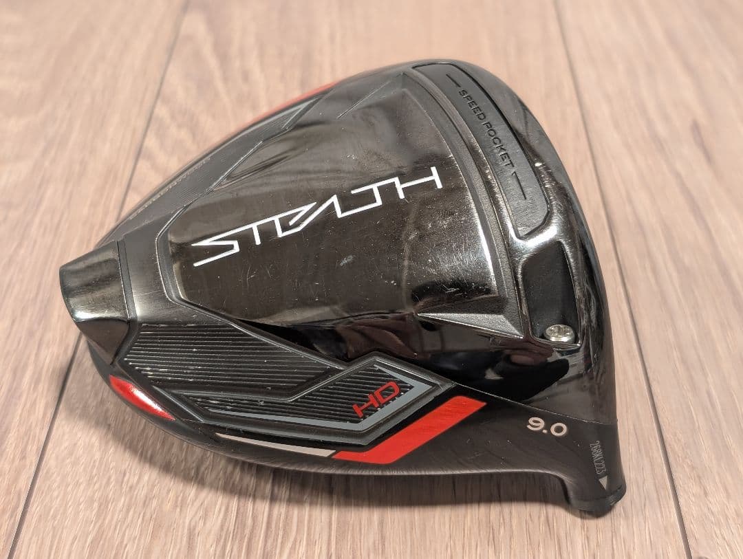テーラーメイド ステルスHD ドライバー 9.0° ヘッドのみ ヘッドデータは嘘つかない】通常の「ステルス」よりもつかまって上がる