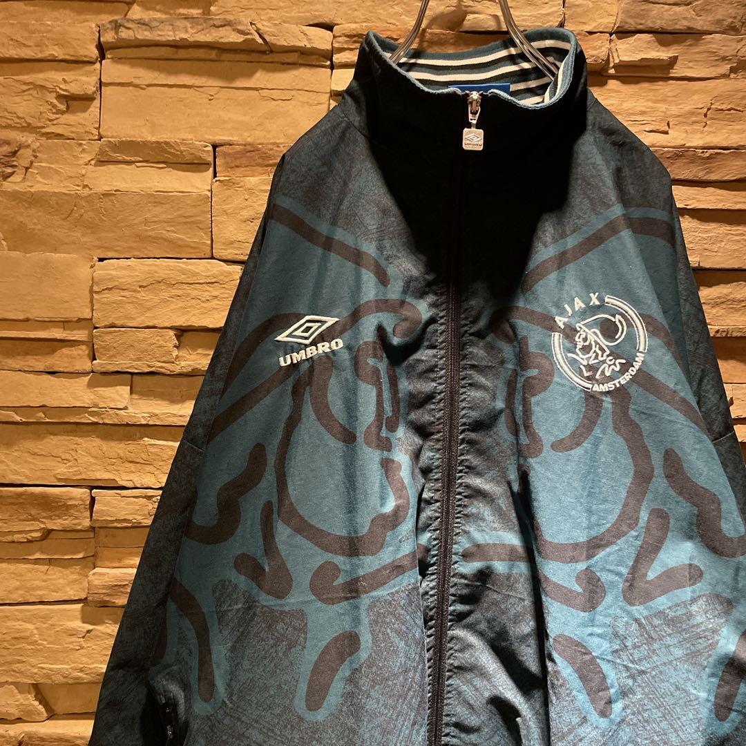 期間限定】90s'/UMBROアンブロ×アヤックス/ナイロンジャケット/M