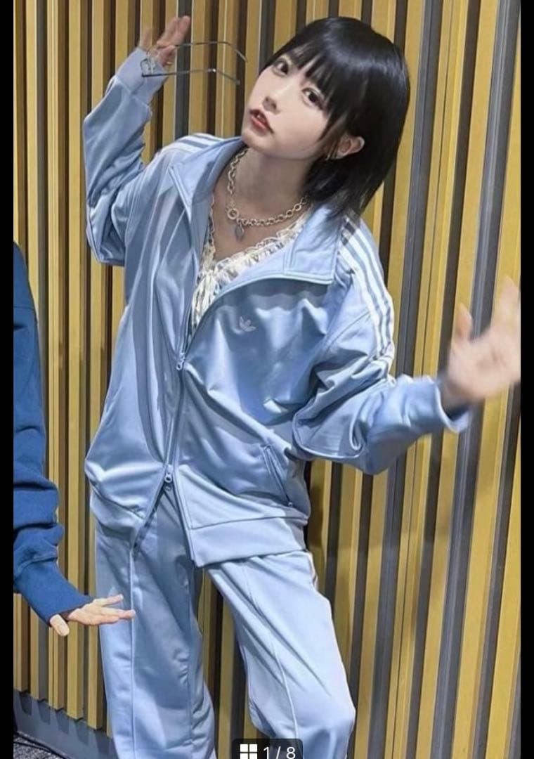 新品未使用y2k常田大希adidas ベッケンバウアージャージトラックパンツ