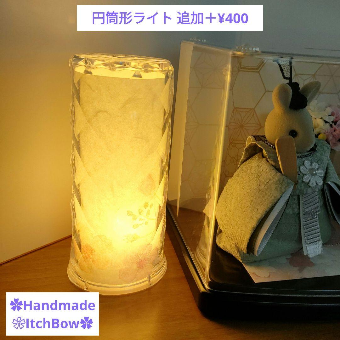 シルバニアファミリーお雛様《02》　桃の節句飾り(ケース入り)　ハンドメイド