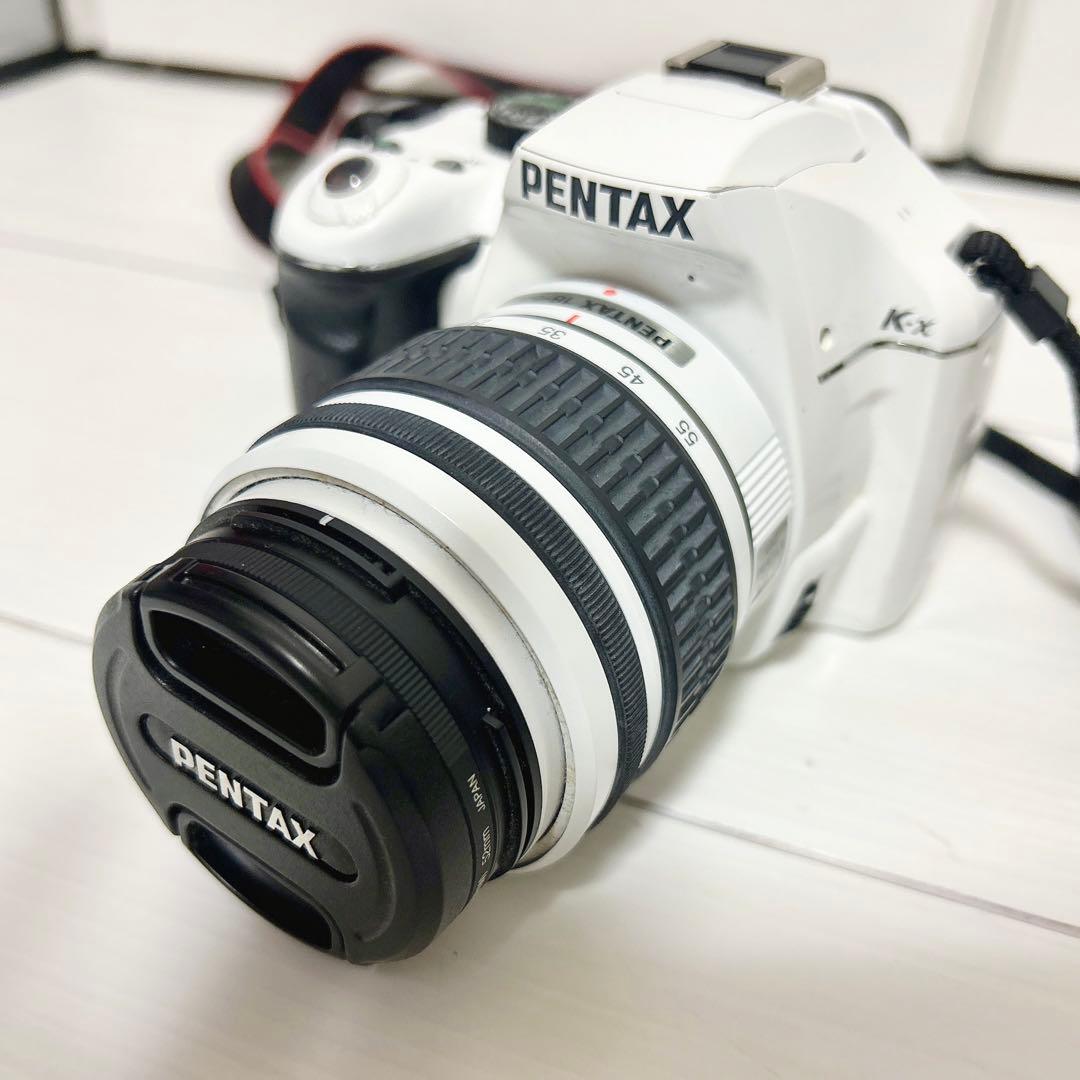 PENTAX K-x ホワイト デジタル一眼レフカメラ - メルカリ