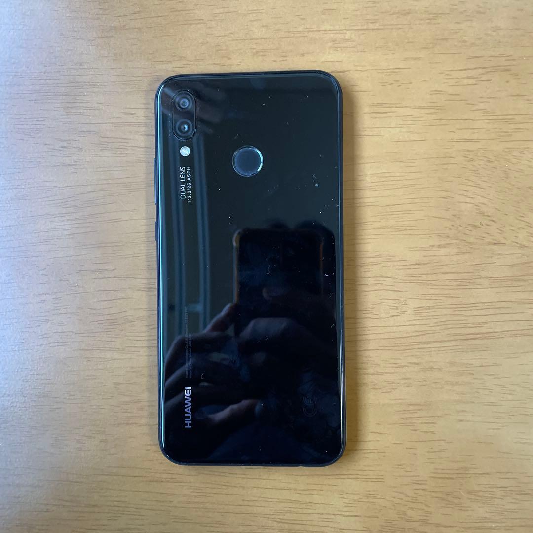 Huawei P20 lite ブラック iFaceケース付き - メルカリ