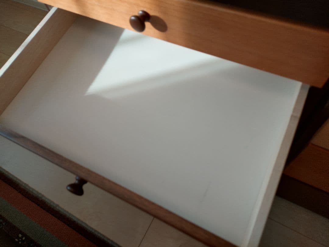 ニトリ 8段木目調ローチェスト（ダークブラウン） - メルカリ