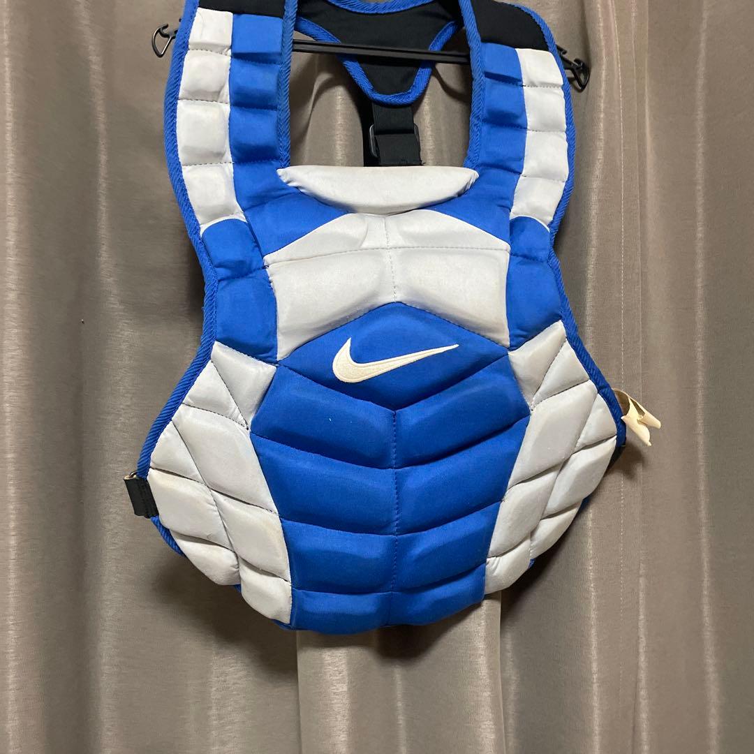 若*将様 Nike キャッチャー用プロテクター 青/白 楽天市場】【即日発送可】ALL-STAR（オールスター） 一般軟式