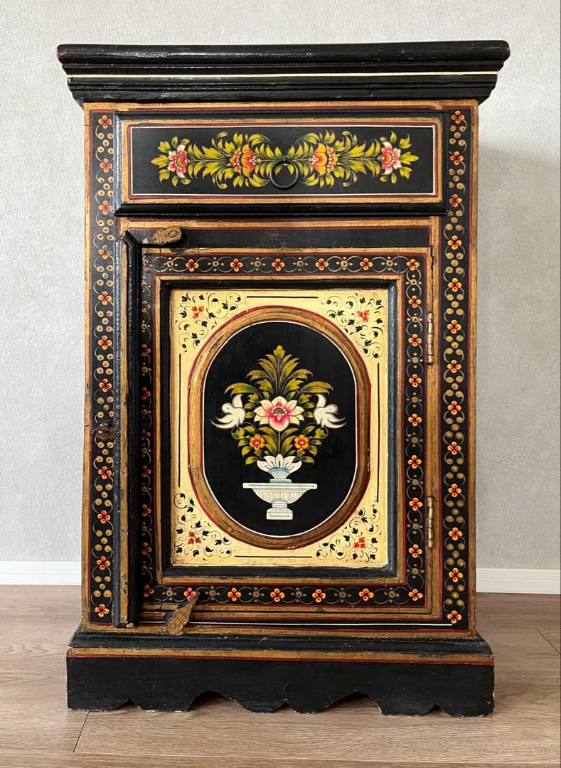 アンティークチェスト　アンティークチェスト　アンティーク花柄 1930年代のアンティーク チェスト(k-814-f)｜アンティーク家具