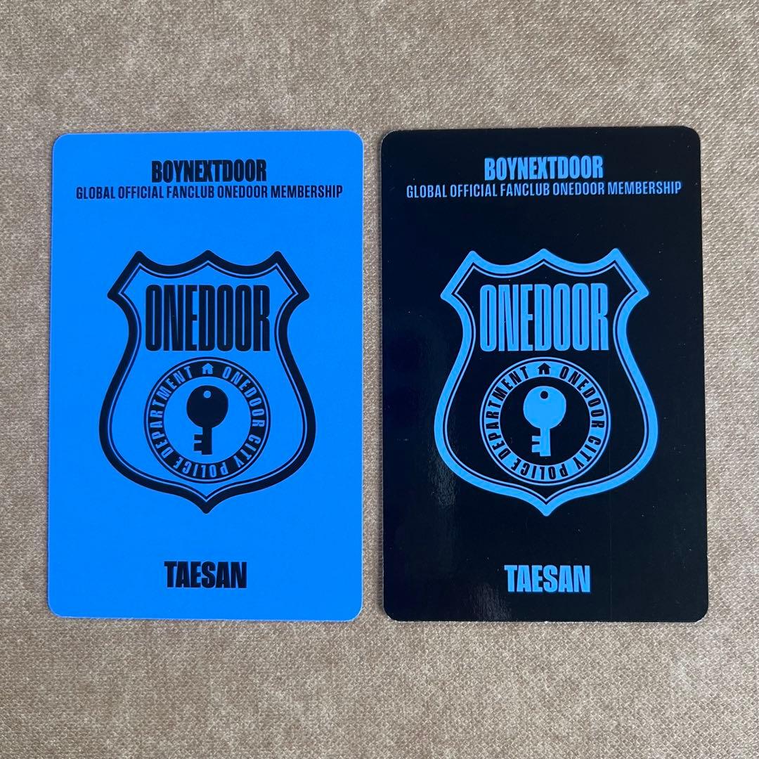 BOYNEXTDOOR TAESAN テサン メンシプ トレカ - メルカリ