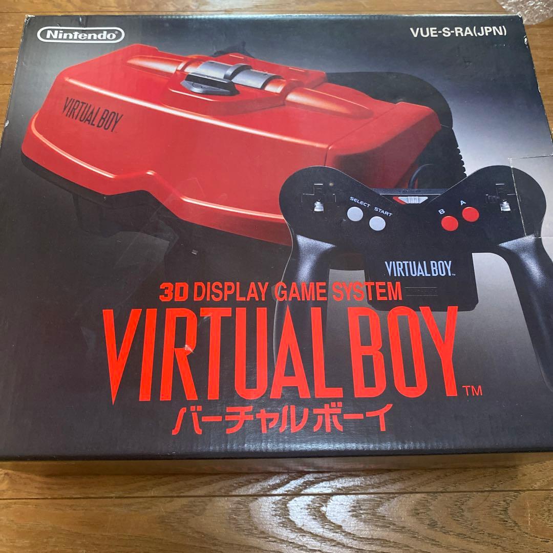 任天堂 バーチャルボーイ 本体 箱説明書つき - メルカリ