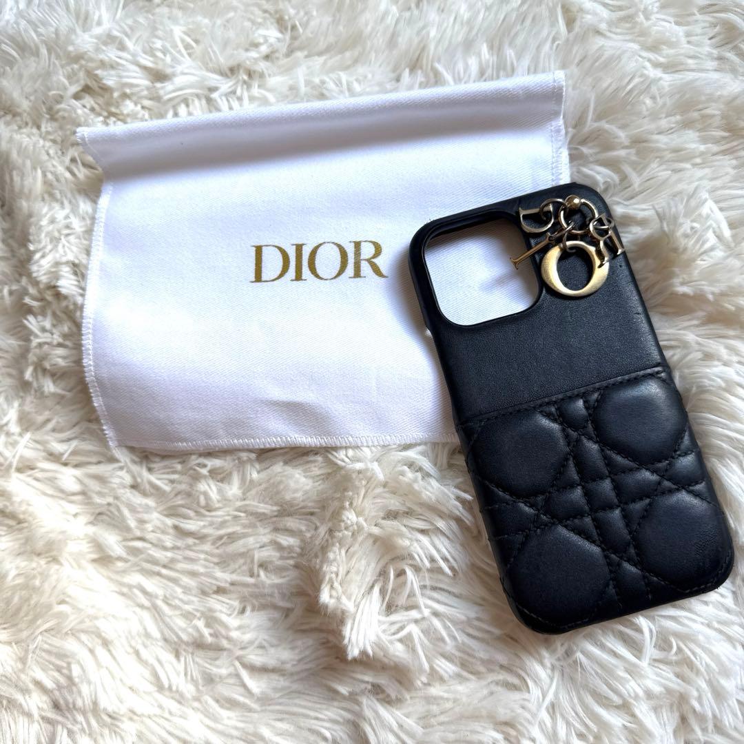 dior iphone13pro ケース ブラック Dior レディディオール iPhone 13