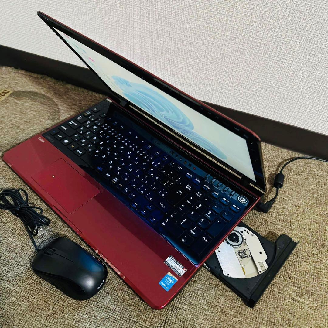 S224 NECノートパソコンWEBカメラSSD高速Windows11オフィス付 - メルカリ