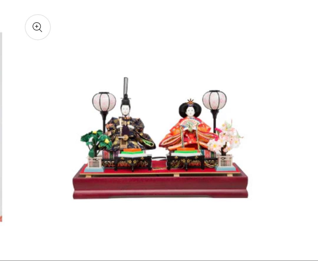 光琳 雛人形 w43185 ガラスケース付き 未使用 - メルカリ