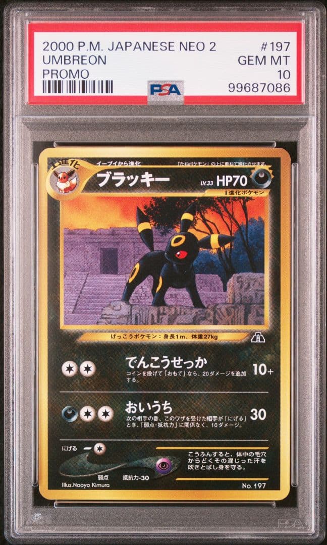 ブラッキー 旧裏 プレミアムファイル2 特価※希少プロモ※ブラッキー_プレミアムファイル2 PROMO 第2世代 旧裏