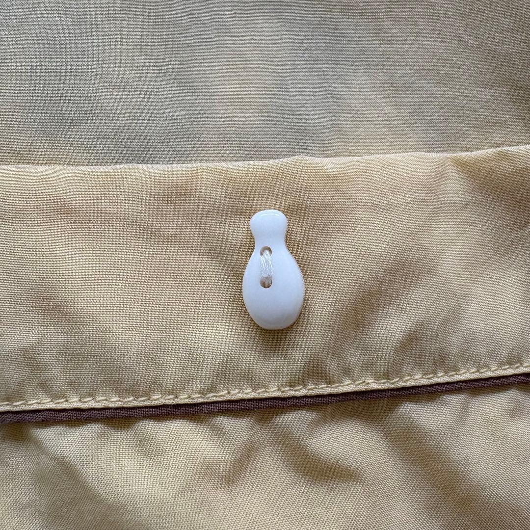 schott】ショット ボウリングシャツ オープンカラー チェーン刺繍 (L)