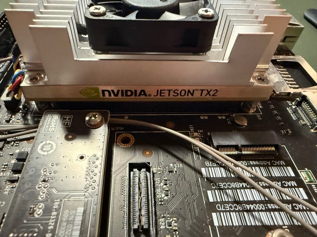 動作未確認】NVIDIA Jetson TX2 本体、電源アダプター付き