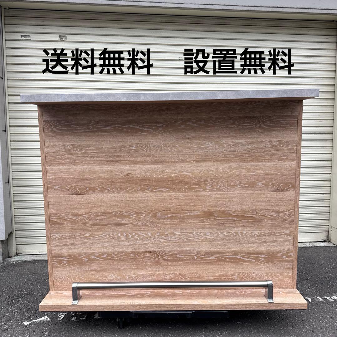 全国送料無料　全国設置無料　お洒落　バーカウンターテーブル 楽天市場】北欧 バーカウンター テーブル 食器棚 自宅 幅90cm キッチン