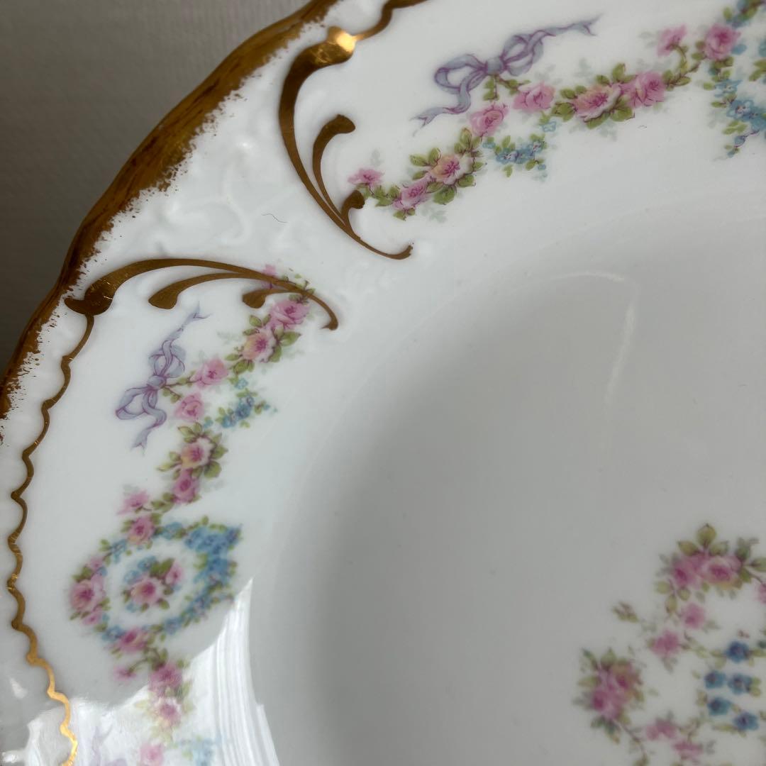 フランスアンティーク リモージュ アビランド シュライガー♯330 深皿