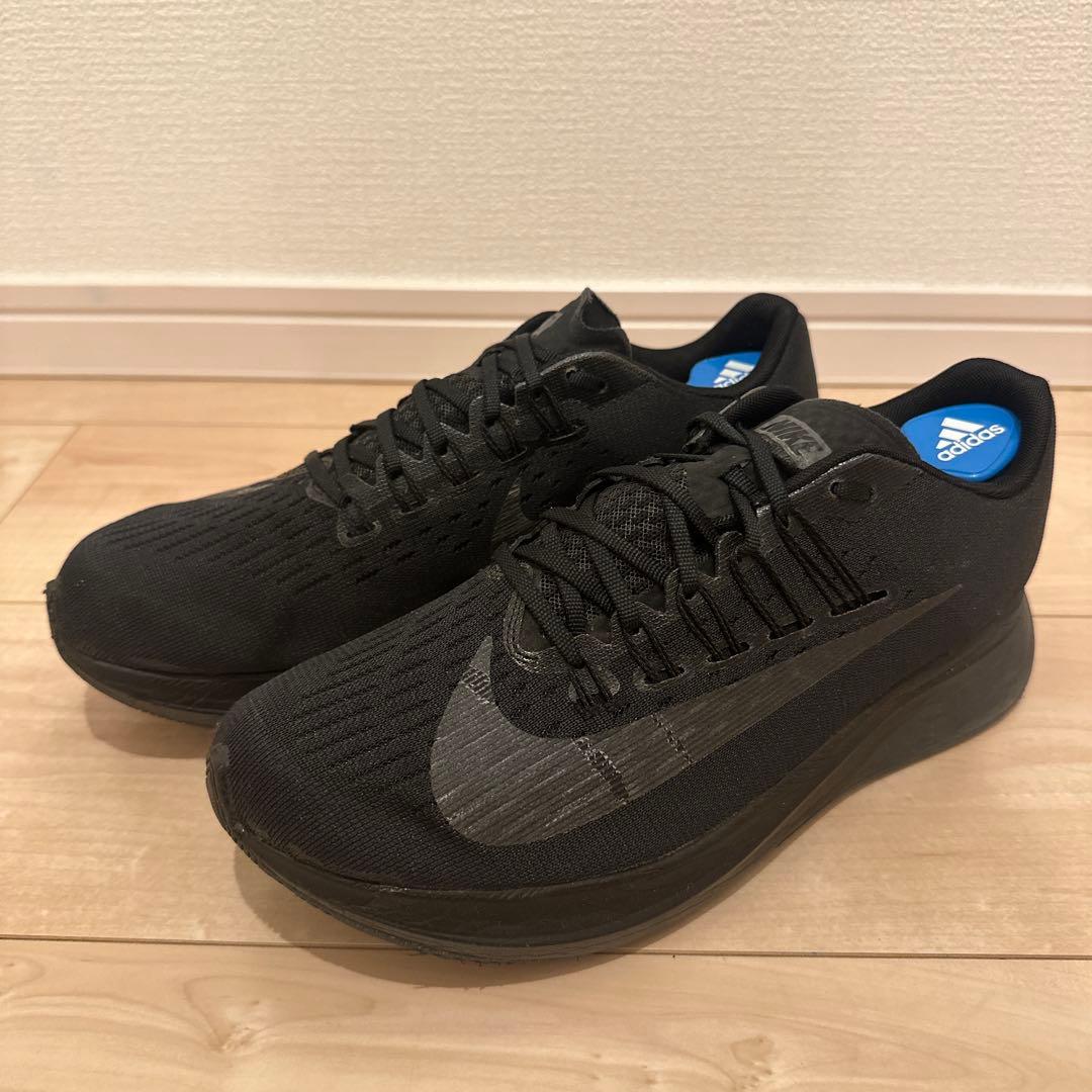 NIKE】ズームフライ トリプルブラック（日本未発売） - メルカリ
