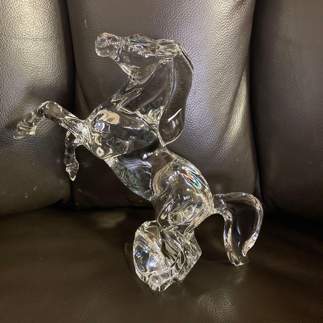 Baccarat バカラ いななく馬 跳ね馬 ジャンピングホース 置物 - メルカリ