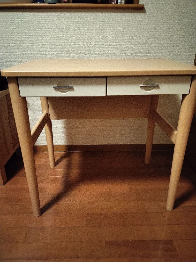 コイズミ　ナチュラル木製　引き出し2つ付き　テーブル　学習机 minimal | 学習机・デスクのコイズミファニテック株式会社