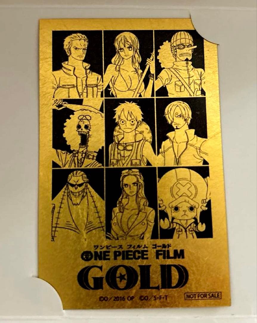 ONE PIECE FILM GOLD ワンピースフィルムゴールド金箔カードレア