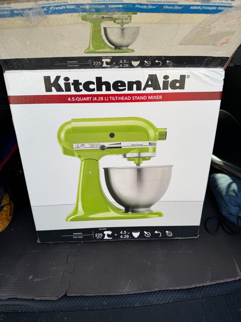 【新品未使用】キッチンエイド 楽天市場】スタンドミキサー キッチンエイド パン捏ね 9ksm アルチザン