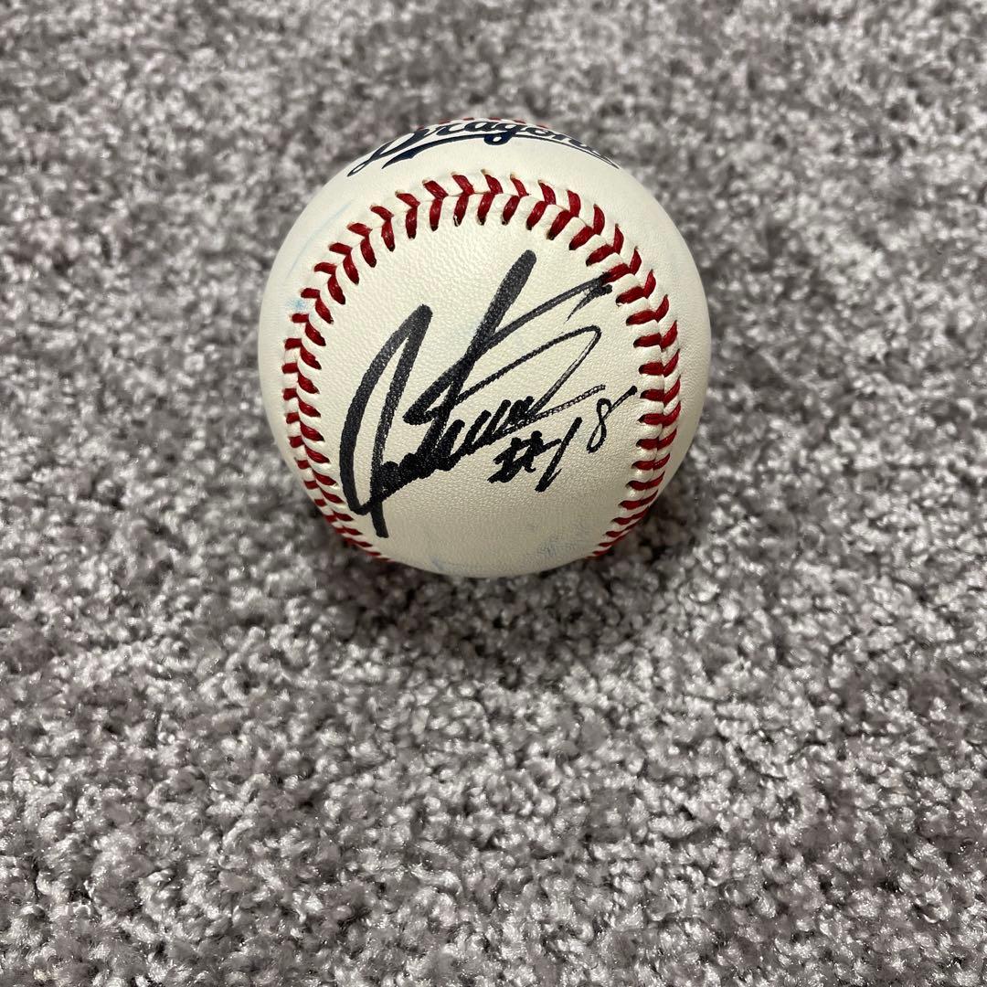 松坂大輔直筆サインボール - メルカリ