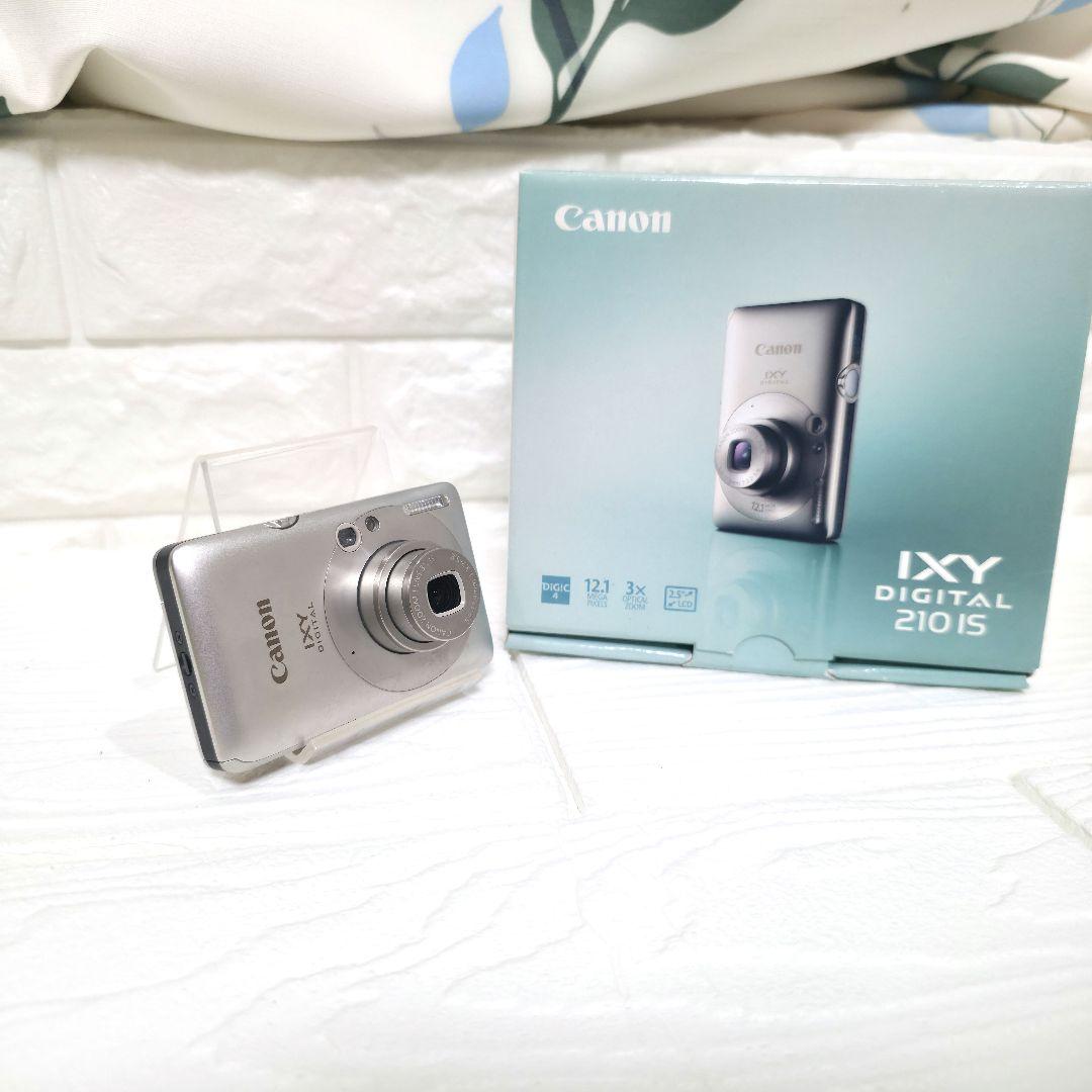 471】デジカメ　Canon IXY DIGITAL 210 IS シルバー Amazon.co.jp: Canon デジタルカメラ IXY DIGITAL (イクシ) 210 IS