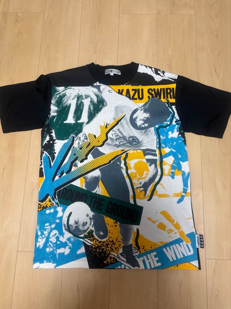 三浦知良選手 半袖Tシャツ 日本代表 三浦 知良 King Kazu Tシャツ 半袖 RE-TAKE(正規品/メール便