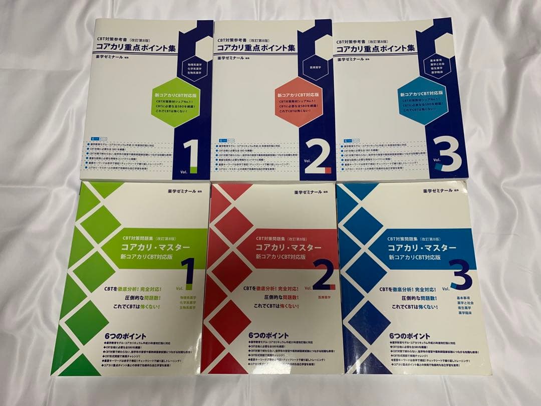 コアカリ・マスター コアカリ重点ポイント集 改訂第8版 コアカリ重点ポイント集(改訂第8版) CBT対策参考書 - メルカリ