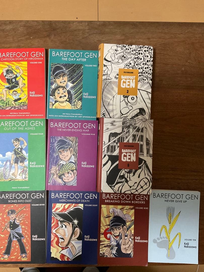 英訳版『はだしのゲン』 全巻セット 中沢啓治 はだしのゲン 全巻 セット 全10巻 中沢啓治 - メルカリ