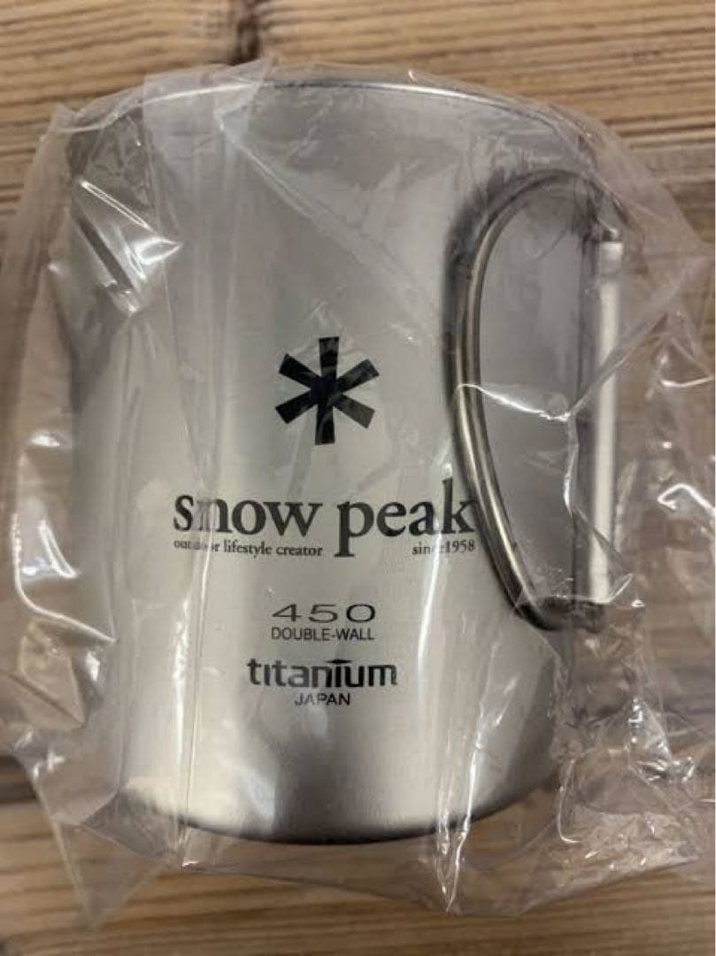 新品】snow peak チタン ダブルマグ450 MG-053R - メルカリ