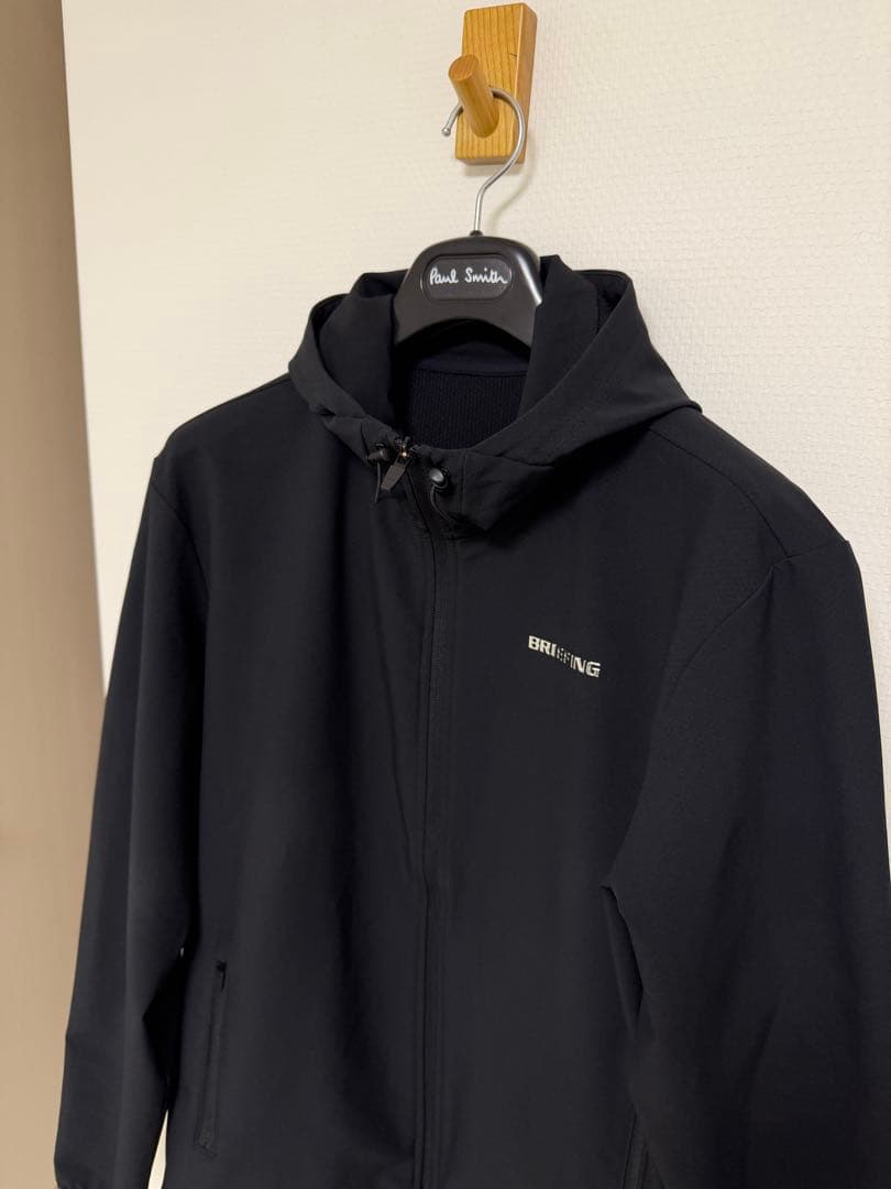 ブリーフィングゴルフ　ストームフリースパーカ　Ｌ BRIEFING - 【25AW】 MEN'S STORMFLEECE BACK DOTS PARKA / ストーム