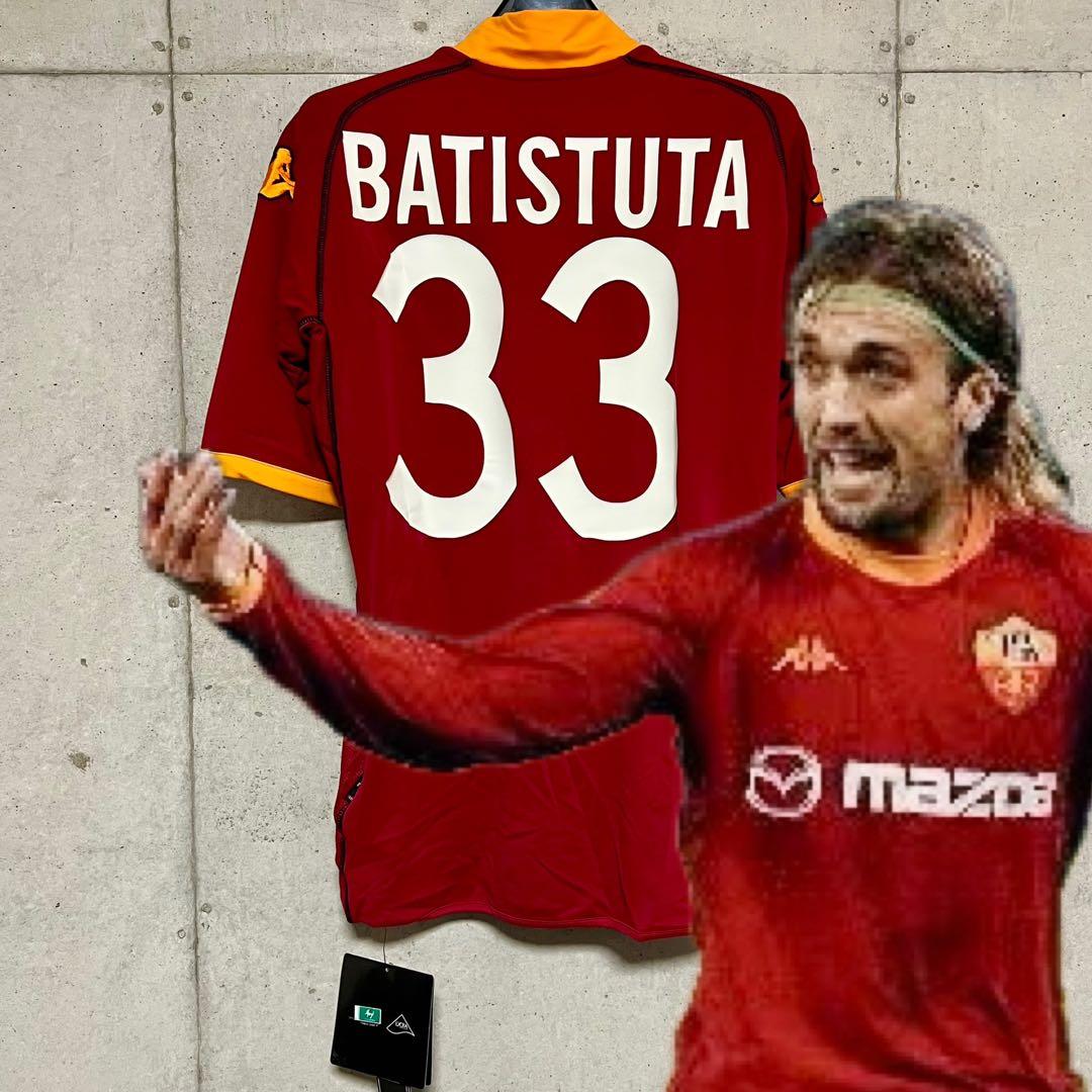 新品/タグ付き】02/03 ASローマ ♯33 バティストゥータ 【Lサイズ